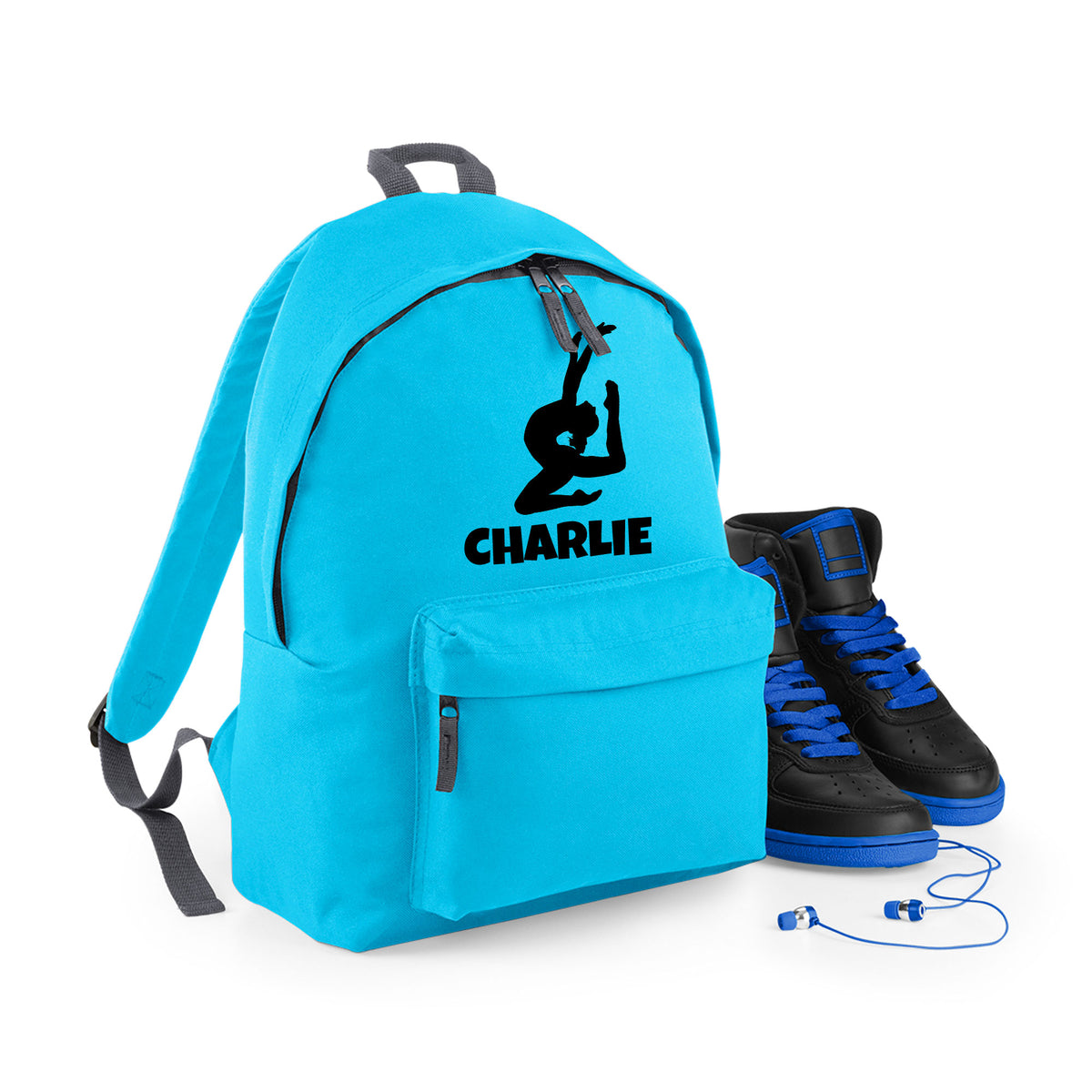 Personalised Gymnast Backpack | Kids School Bag with Name