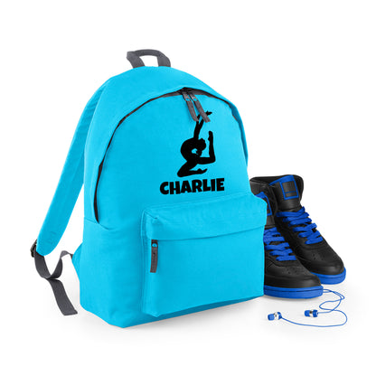 Personalised Backpack Bag with Name & Design Options Dancer Gymnastic etc