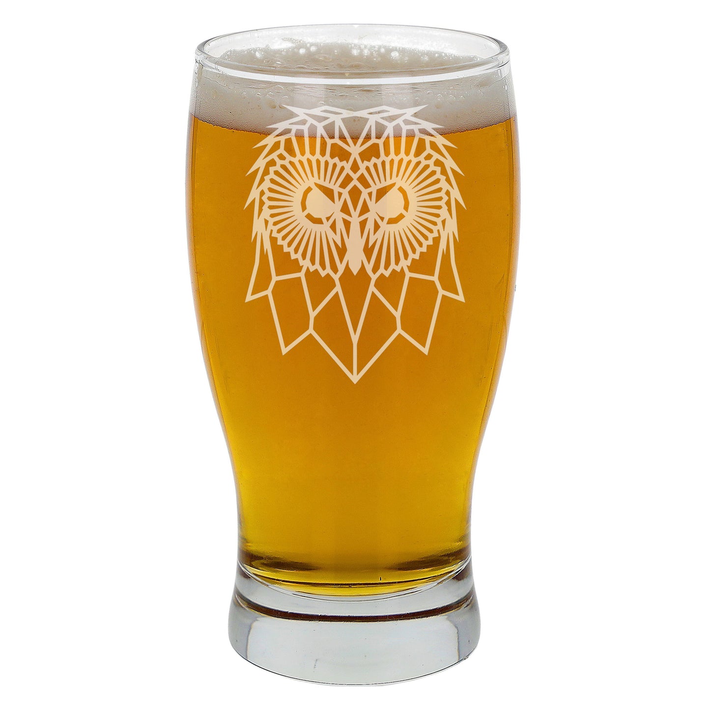 Cute Owl Engraved Beer Pint Glass  - Always Looking Good -   