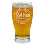 Officially Retired Engraved Beer Glass and/or Coaster Set  - Always Looking Good -   