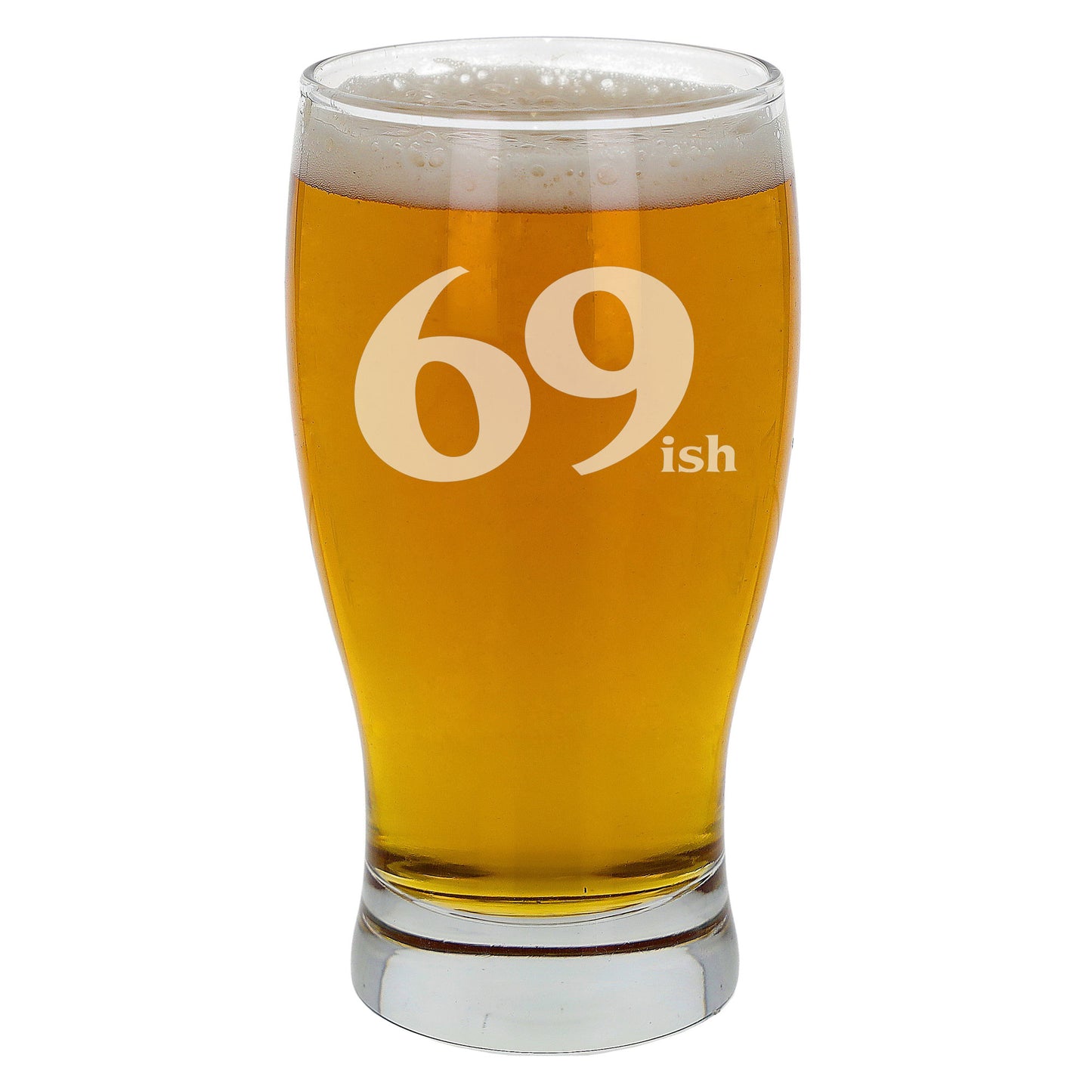 69ish Pint Glass and/or Coaster Set  - Always Looking Good -   