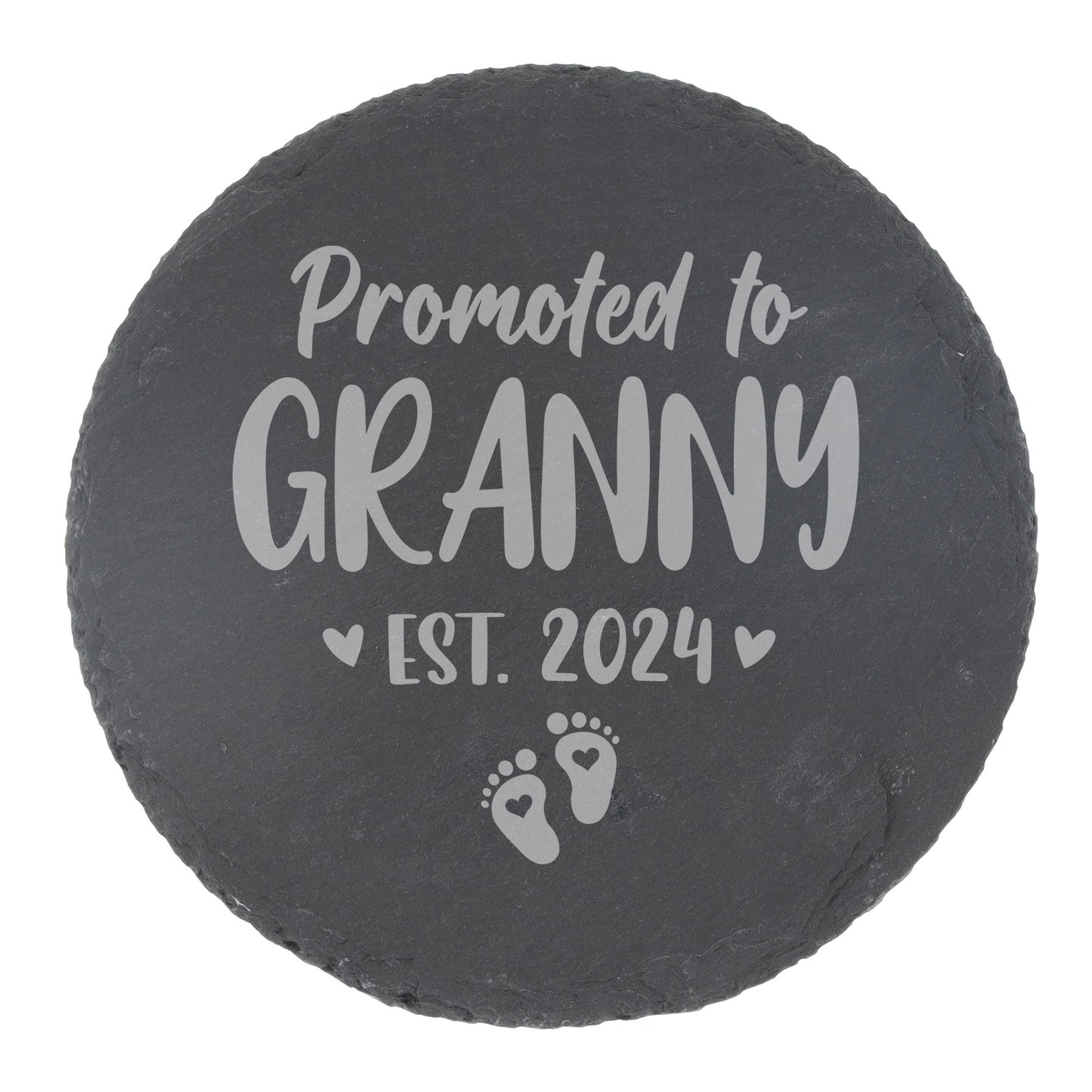 Promoted To......Pregnancy Announcement New baby Engraved Wine Glass