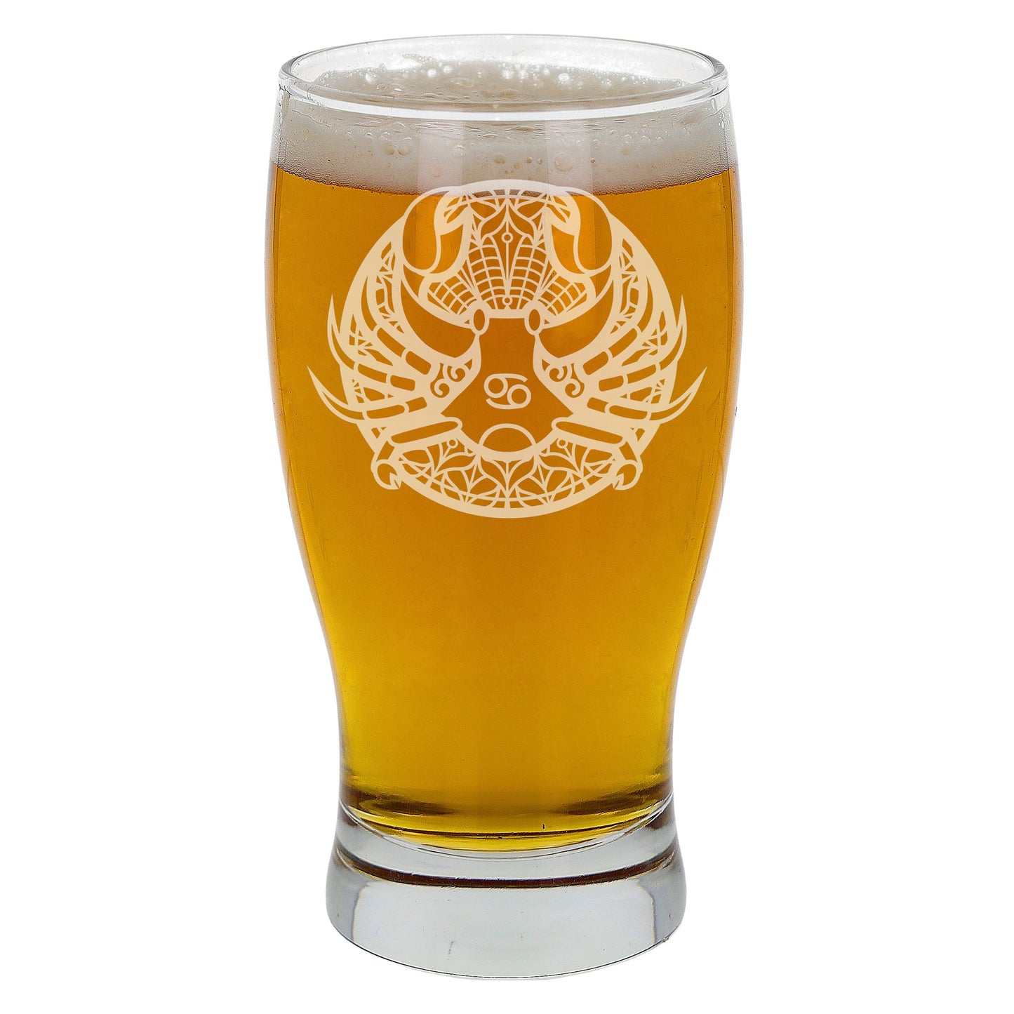 Starsign Zodiac Engraved Pint Glass and/or Coaster Birthday Gifts