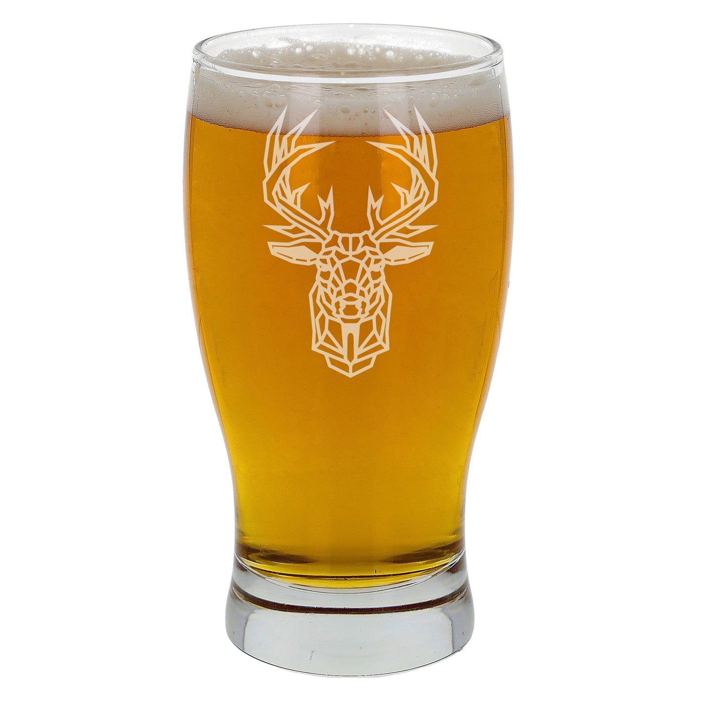 Stag Engraved Beer Pint Glass  - Always Looking Good -   