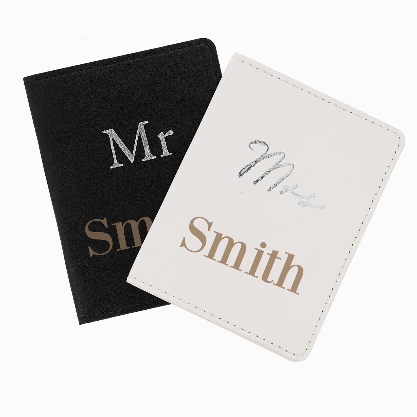 Personalised Mr and Mrs Passport Covers  - Always Looking Good -   