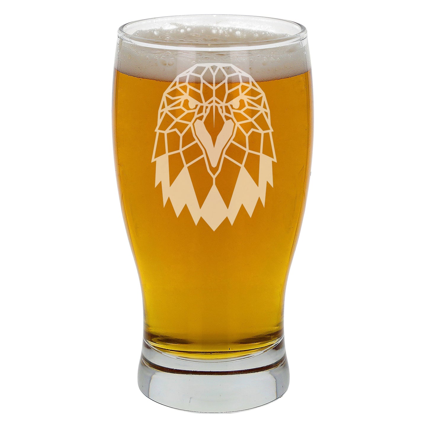 Eagle Engraved Beer Pint Glass  - Always Looking Good -   