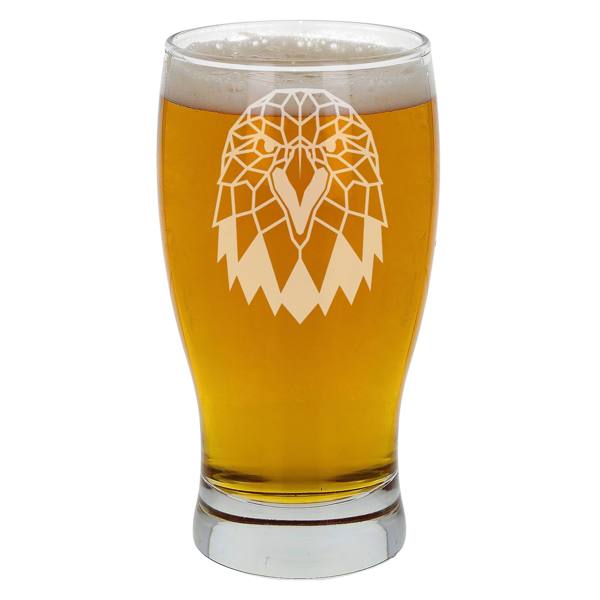 Eagle Engraved Beer Pint Glass  - Always Looking Good -   