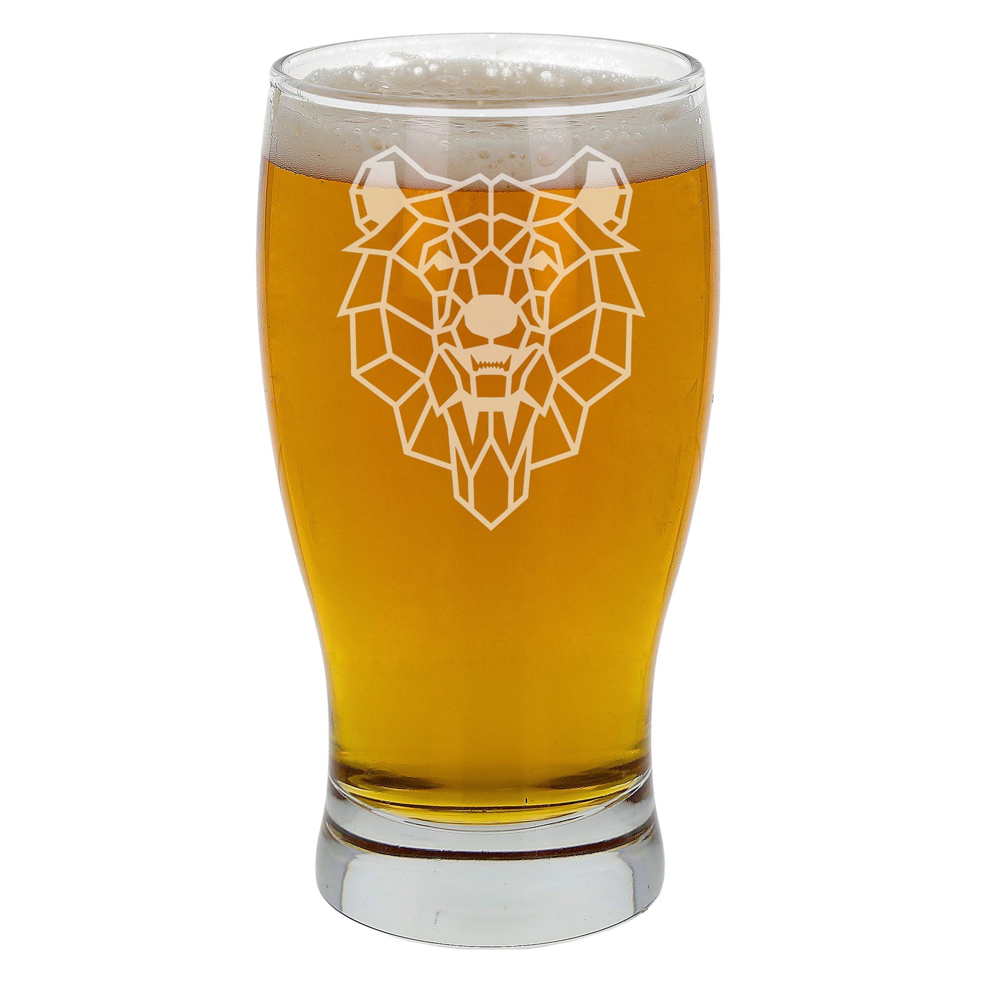 Bear Engraved Beer Pint Glass  - Always Looking Good -   