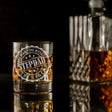 Gift For Step Dad - “Man Myth Legend” Engraved Whisky Glass and/or Coaster