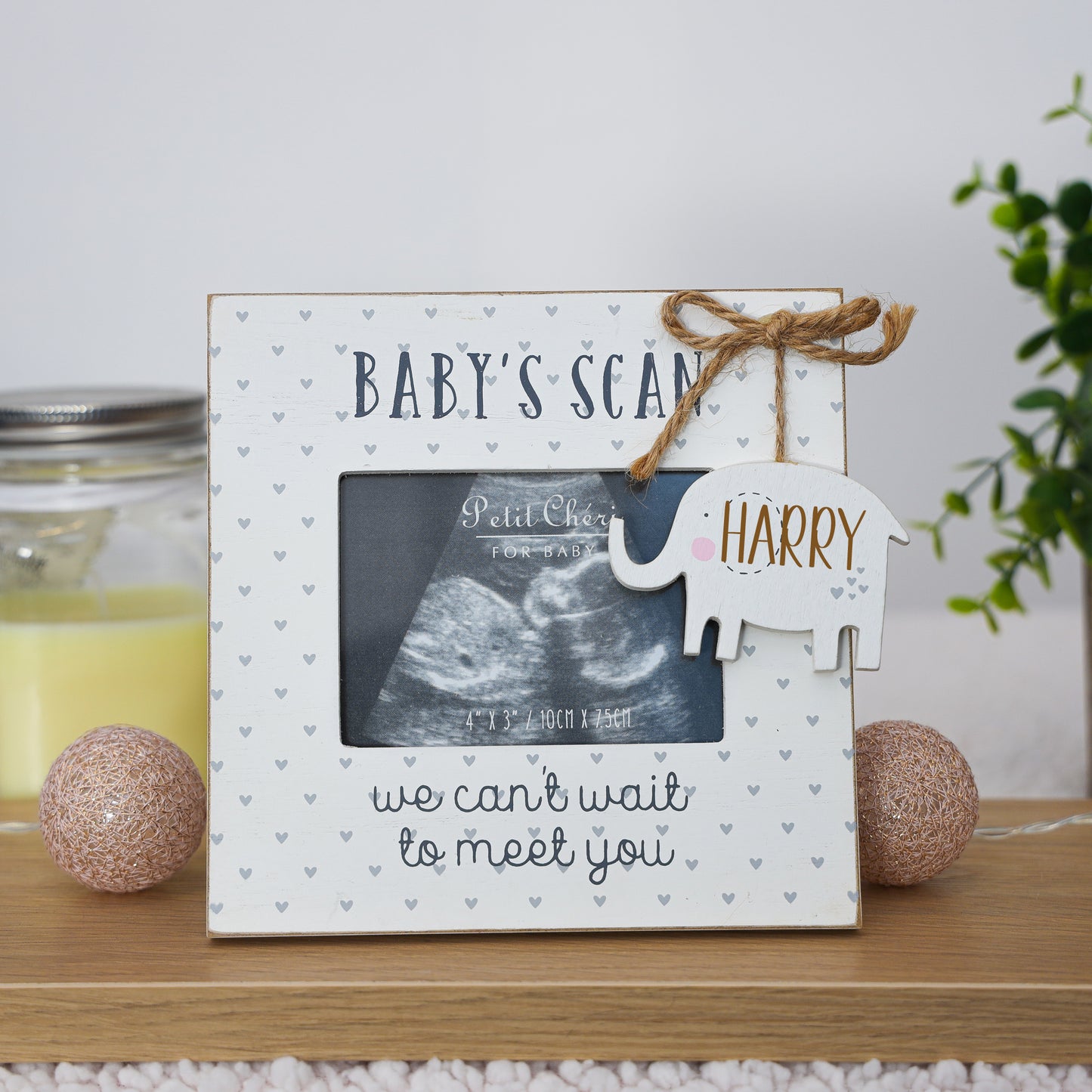 Personalised Engraved Baby Scan Photo Frame  - Always Looking Good -   