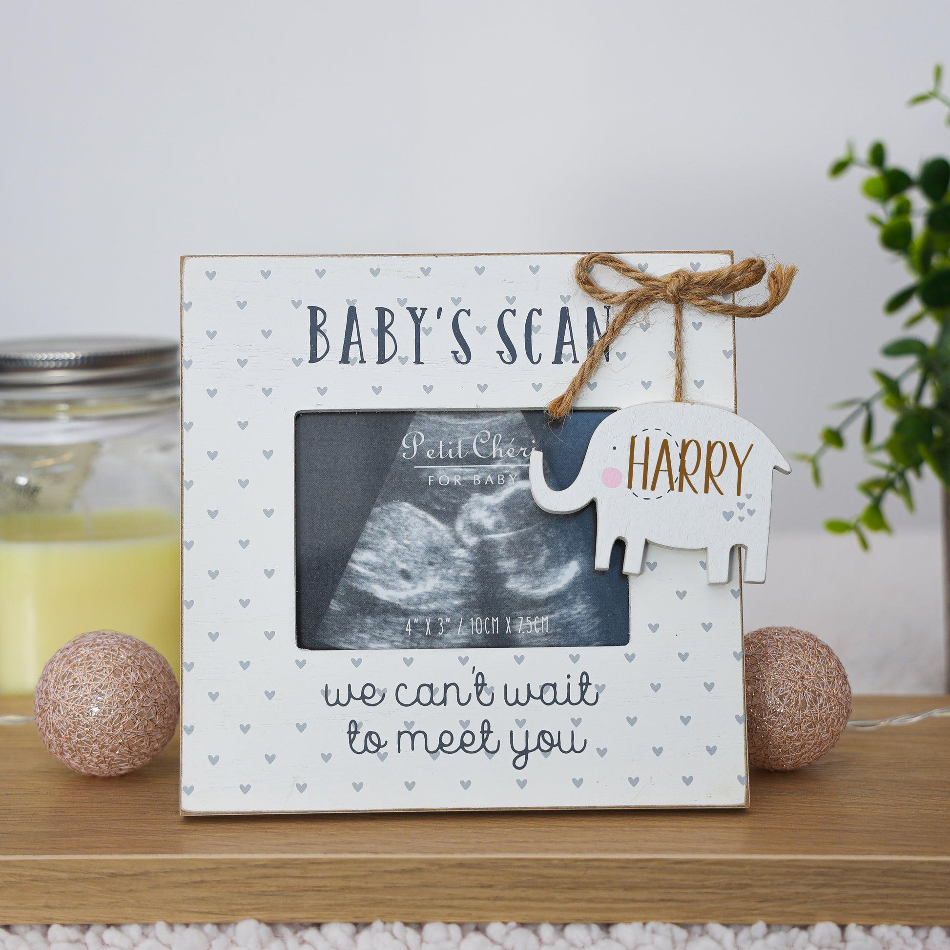 Personalised Engraved Baby Scan Photo Frame Ideal Pregnancy Gift