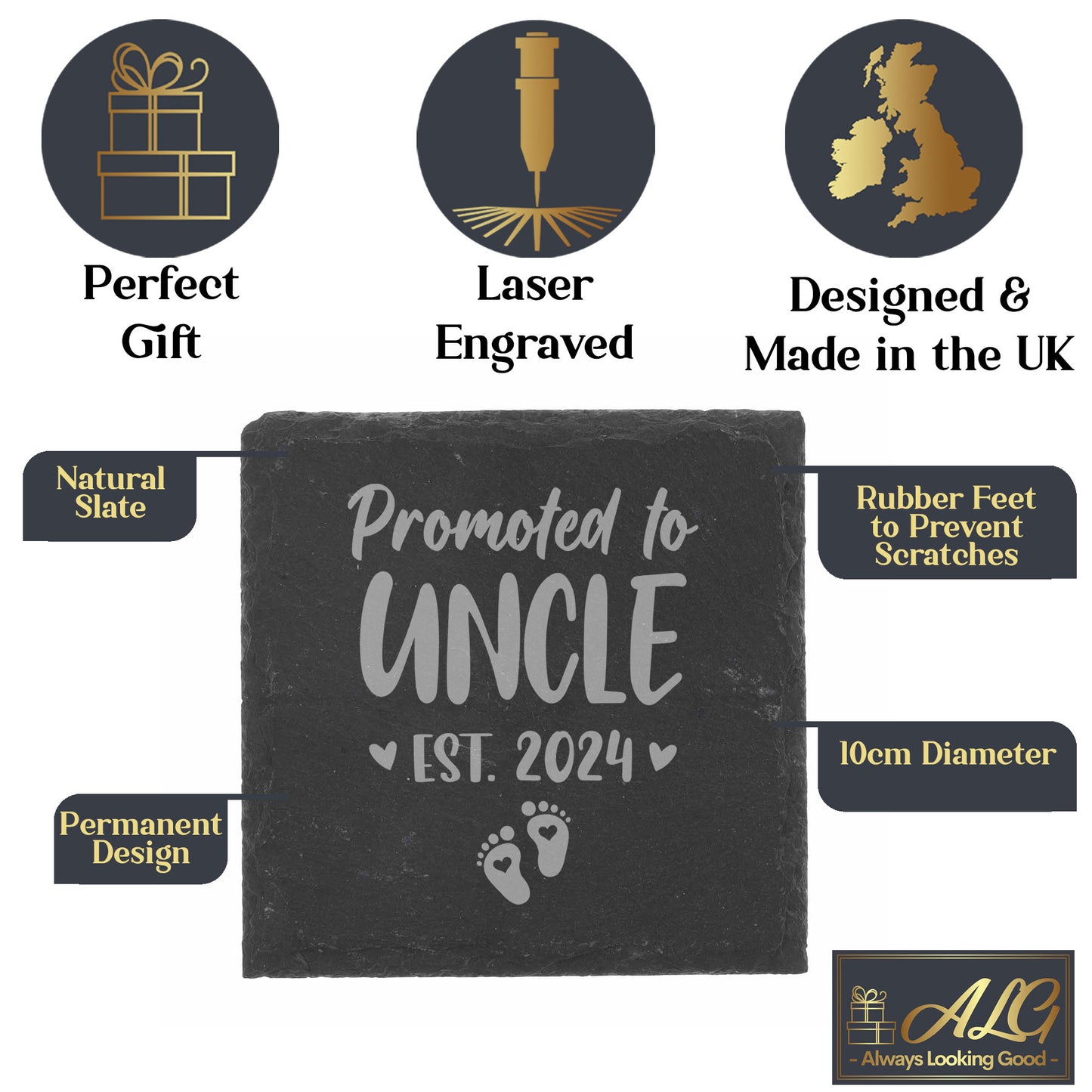 Promoted To......Pregnancy Announcement New baby Engraved Wine Glass