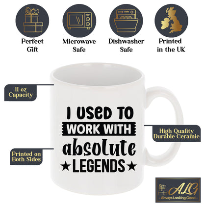 I Used to Work with Absolute Legends Mug & Coaster Set