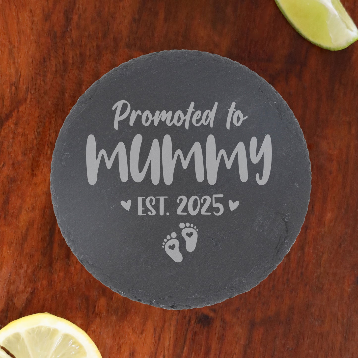 Promoted To......Pregnancy Announcement New baby Engraved Wine Glass