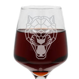 Jaguar Engraved Wine Glass  - Always Looking Good -   