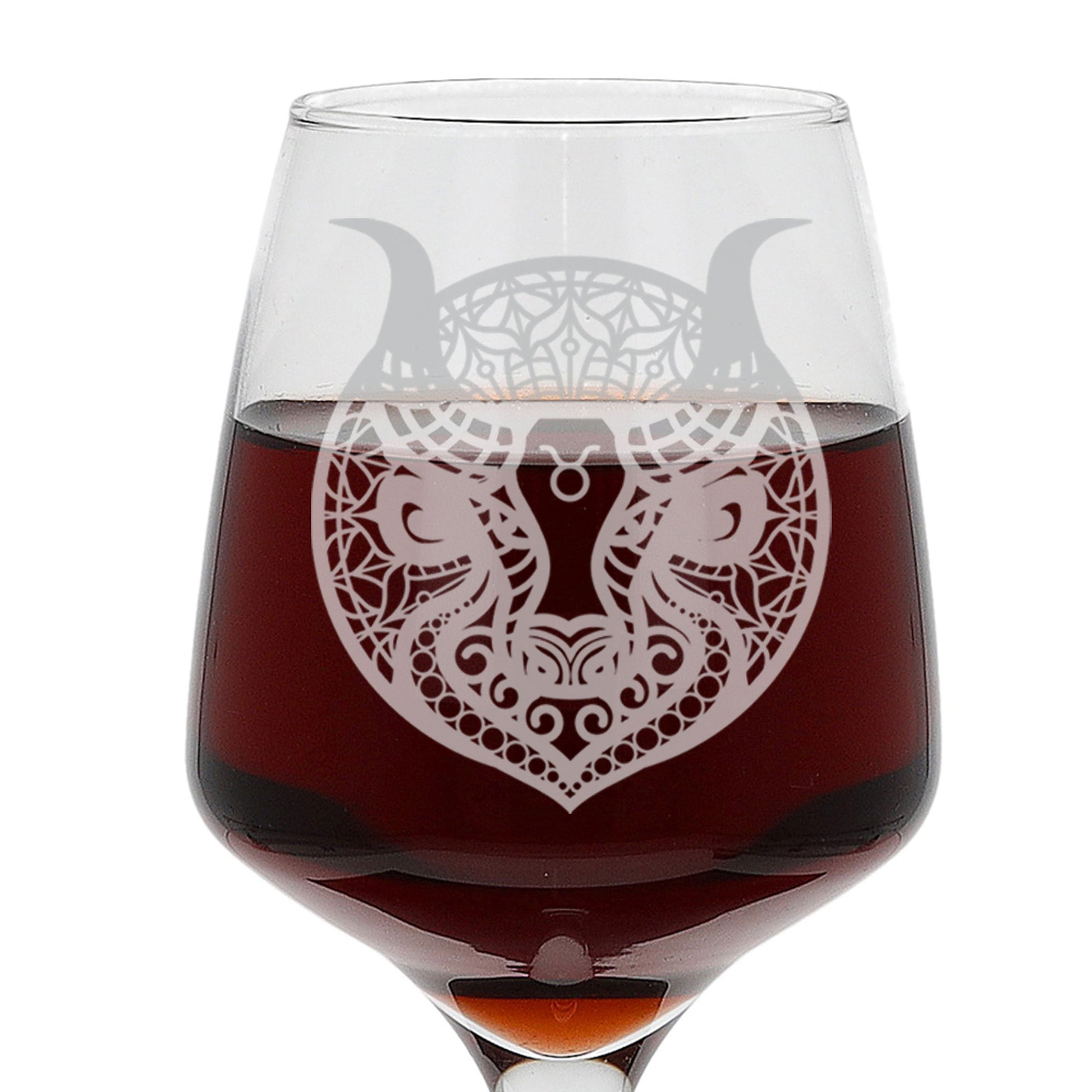 Taurus Zodiac Engraved Wine Glass  - Always Looking Good -   