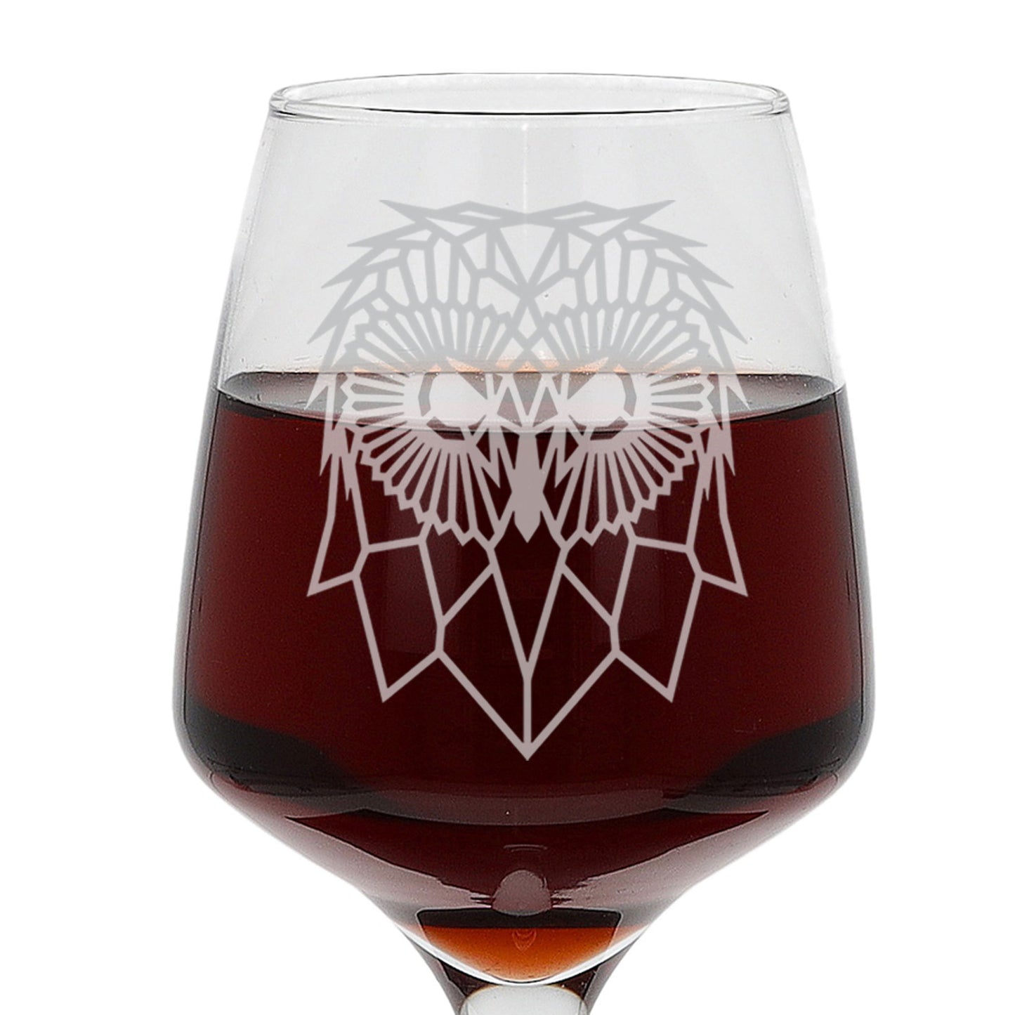 Cute Owl Engraved Wine Glass  - Always Looking Good -   