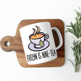 I Am Nine-Tea Personalised 90th Birthday Ceramic Mug – Funny Gift for Tea Lovers