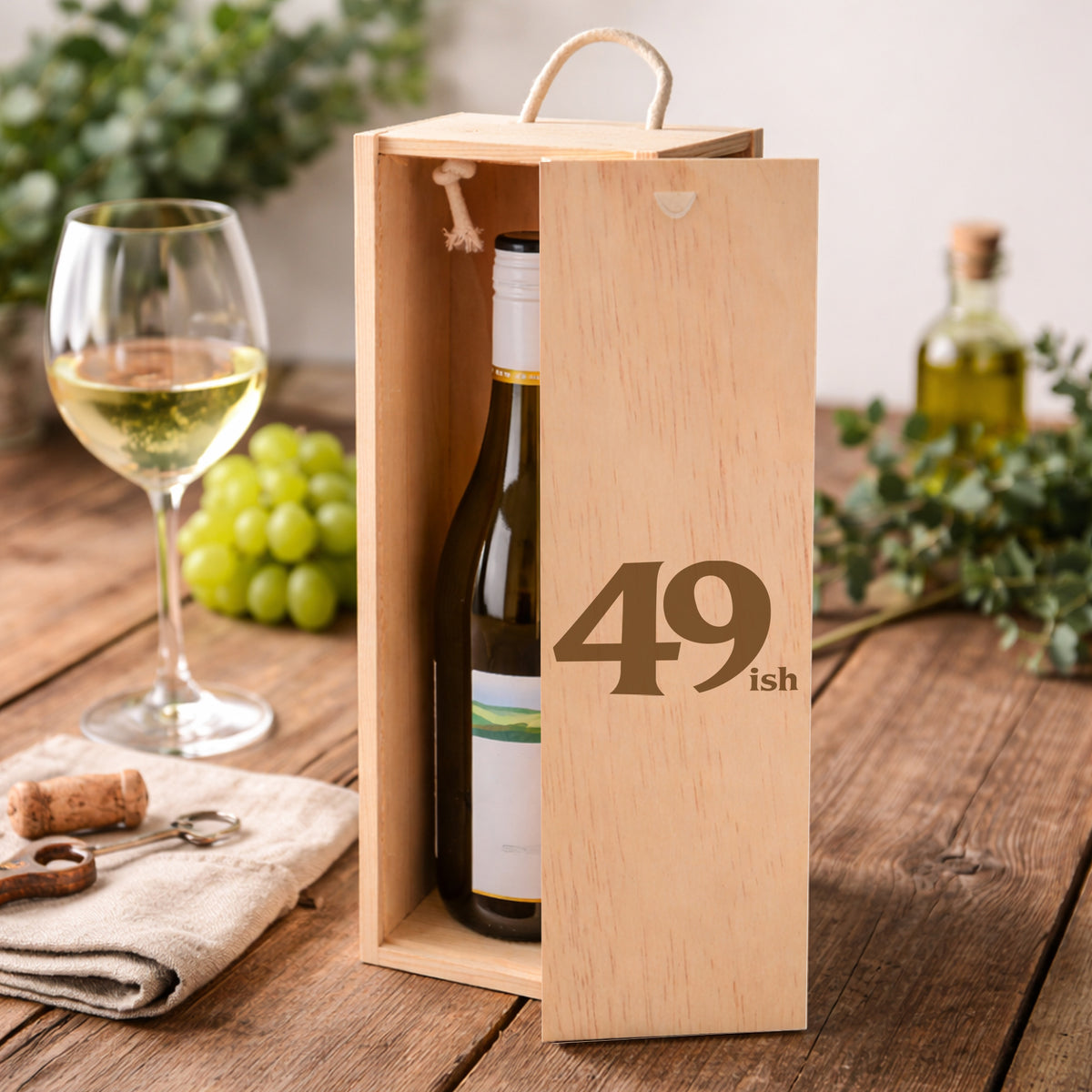 Wooden Bottle Box