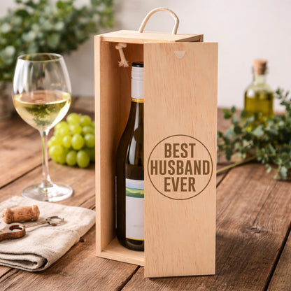 Wooden Bottle Box