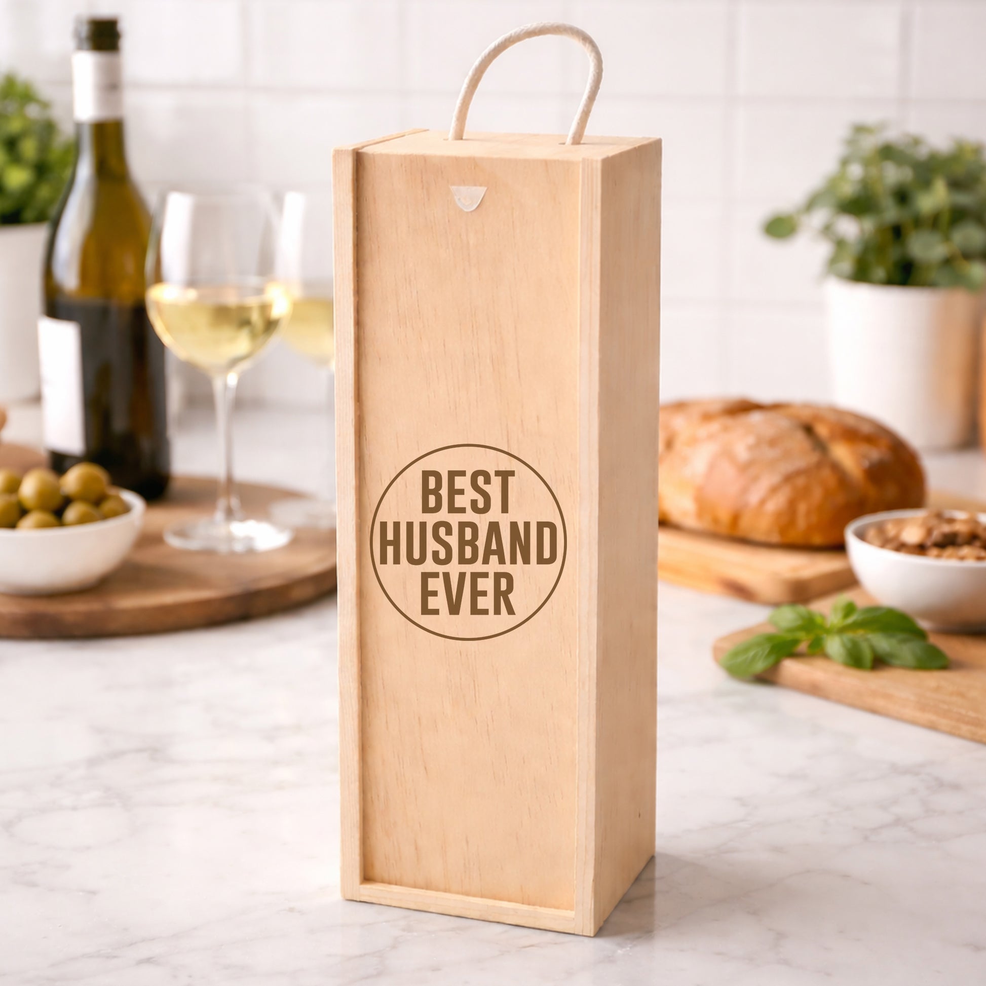 Wooden Bottle Box