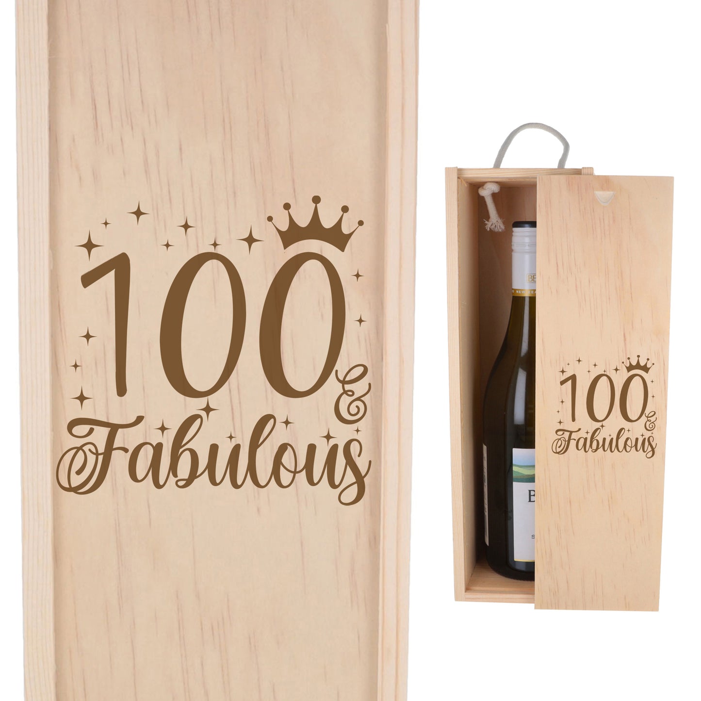 Wooden Bottle Box