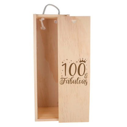Wooden Bottle Box