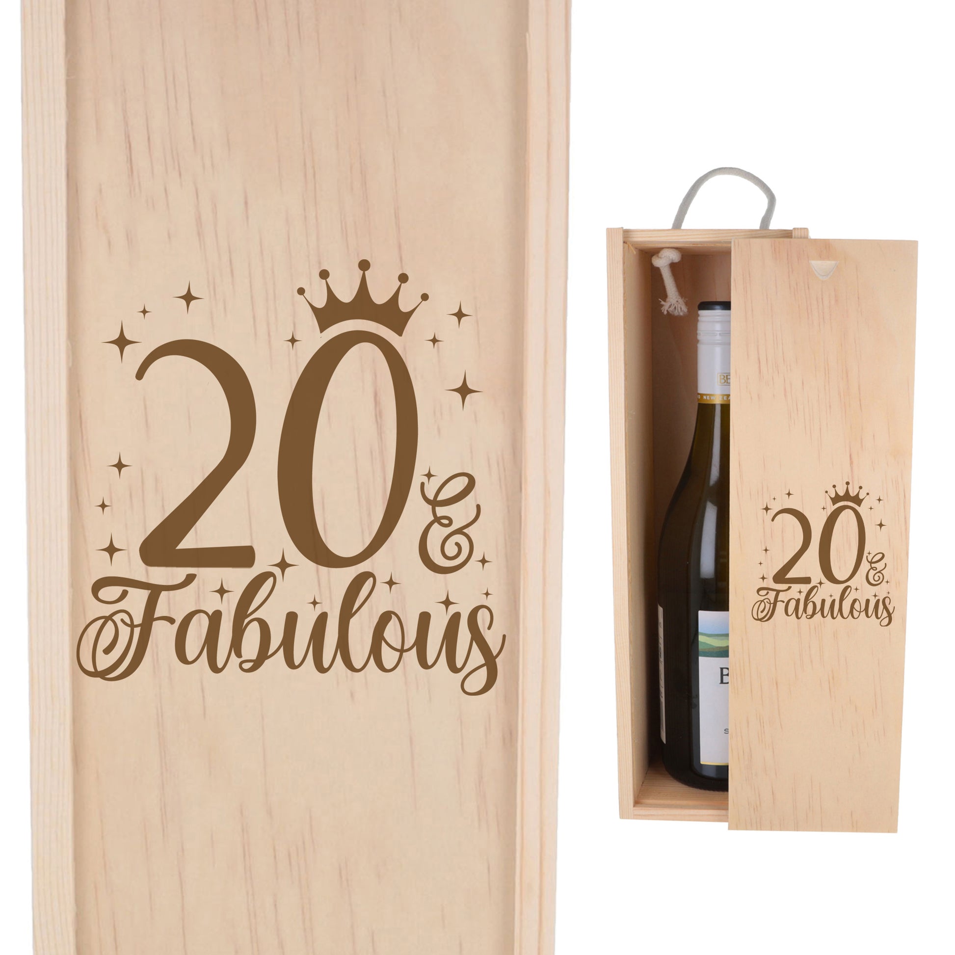 Wooden Bottle Box