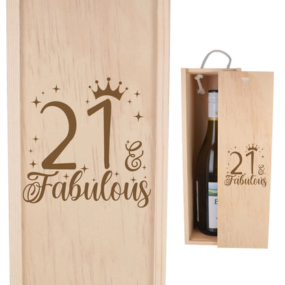 Wooden Bottle Box