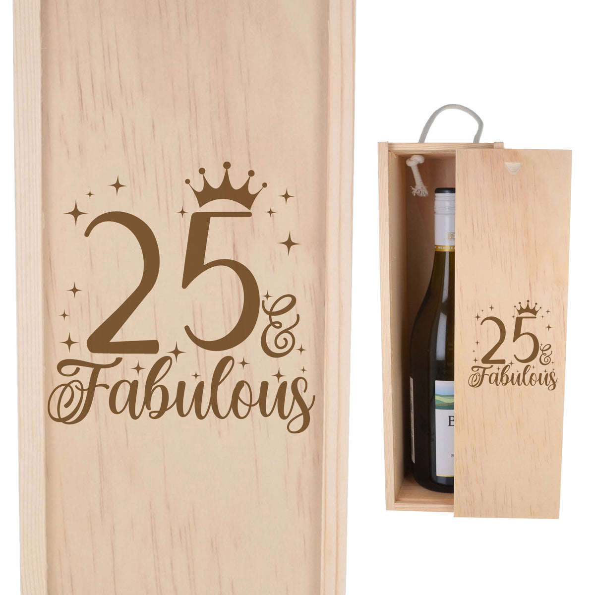 Wooden Bottle Box
