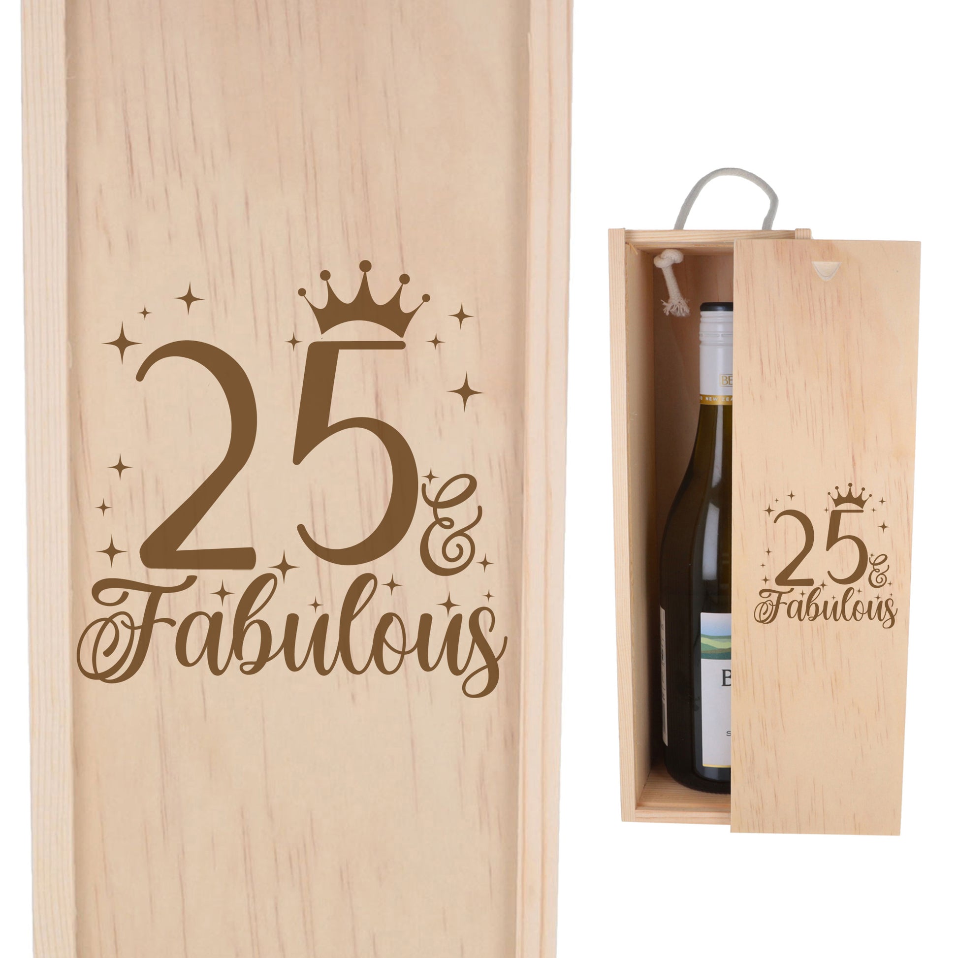Wooden Bottle Box