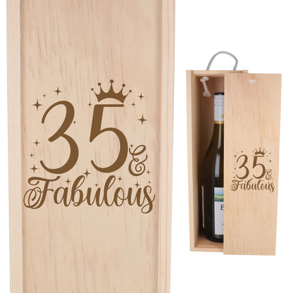 Wooden Bottle Box