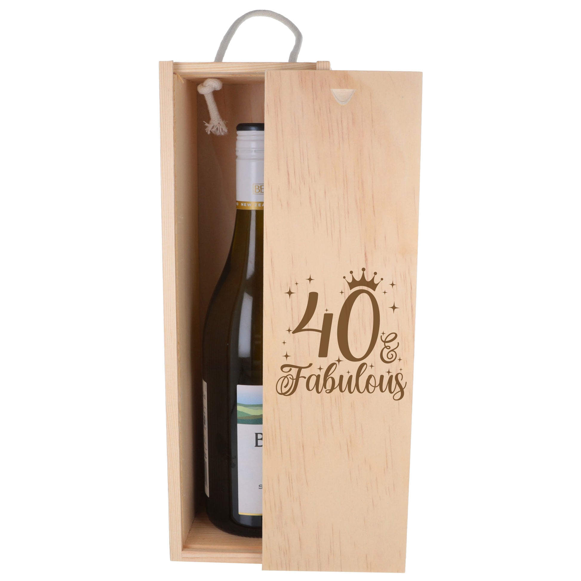 Wooden Bottle Box