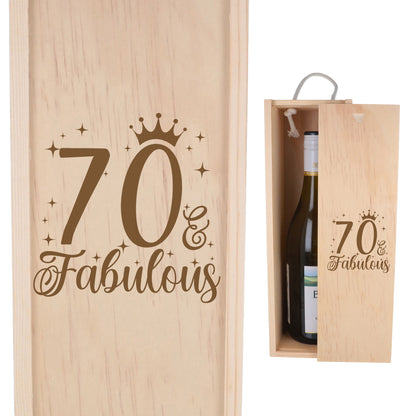 Wooden Bottle Box