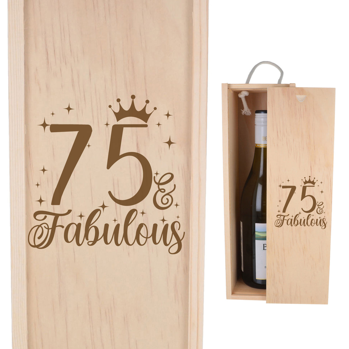 Wooden Bottle Box