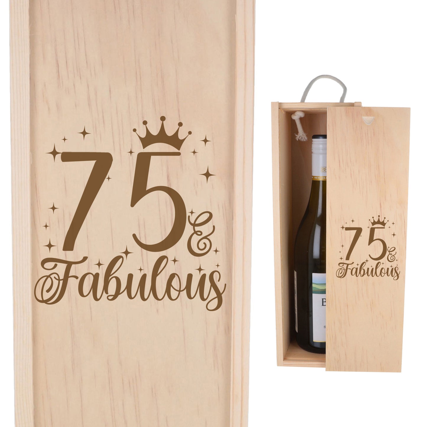 Wooden Bottle Box