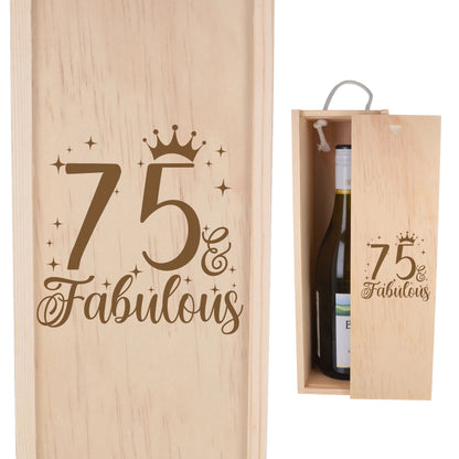 Wooden Bottle Box