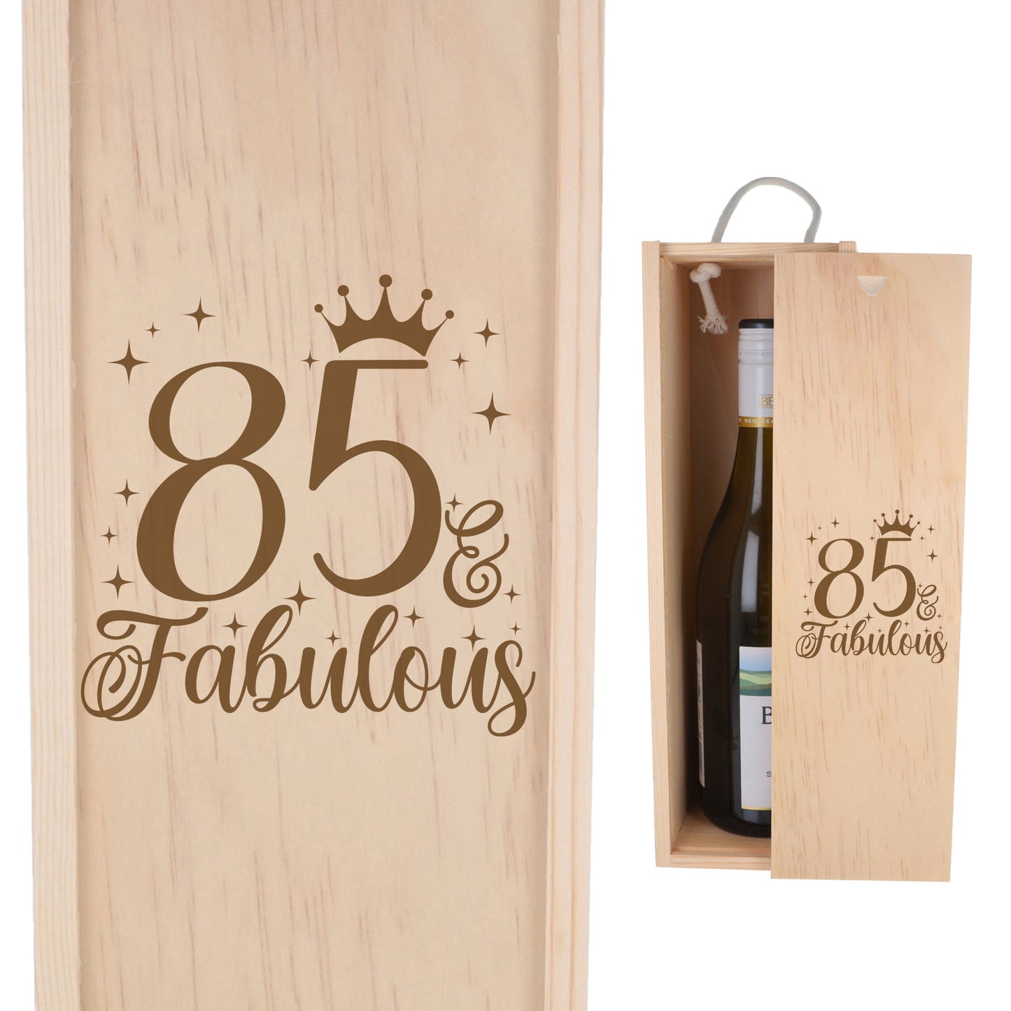 Wooden Bottle Box