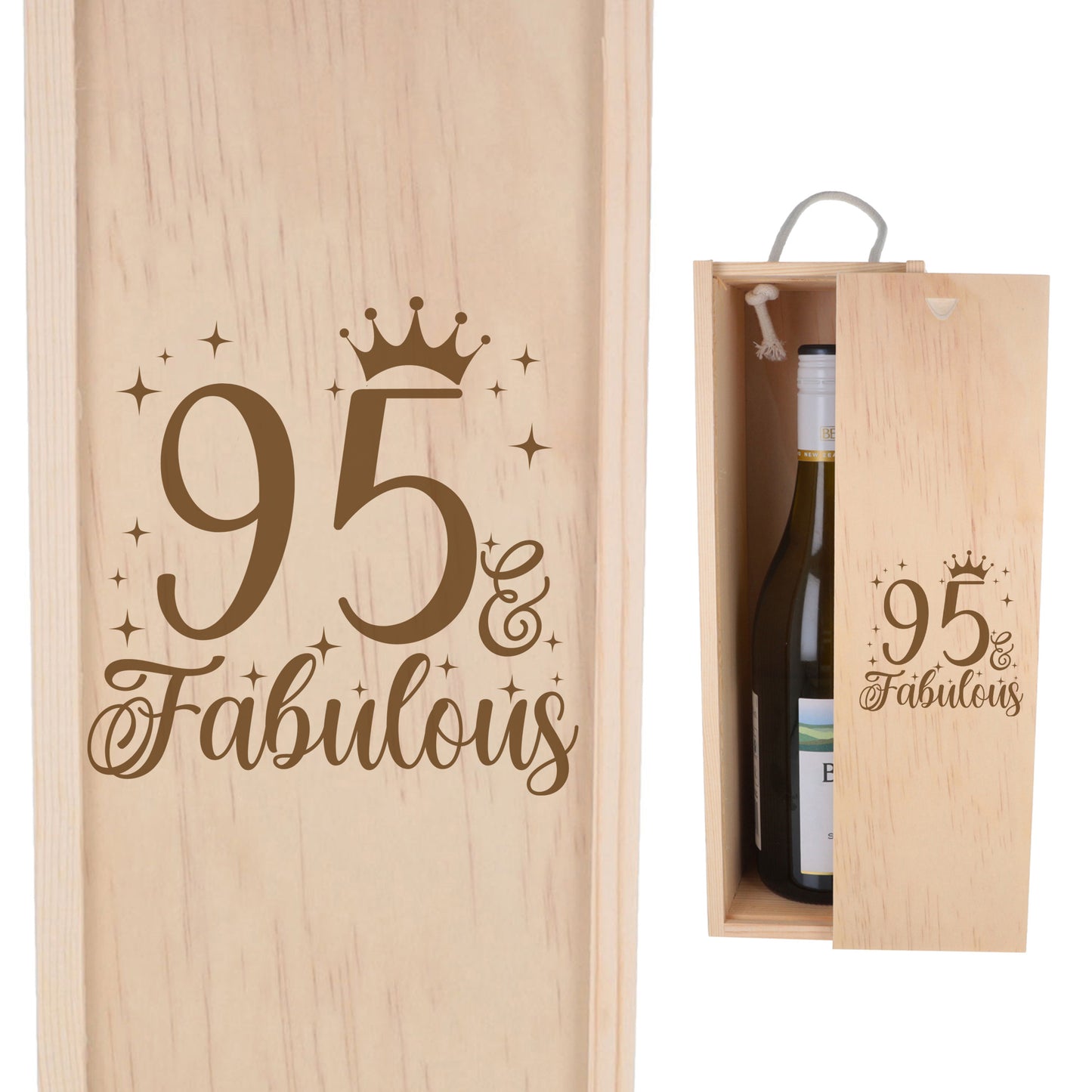 Wooden Bottle Box