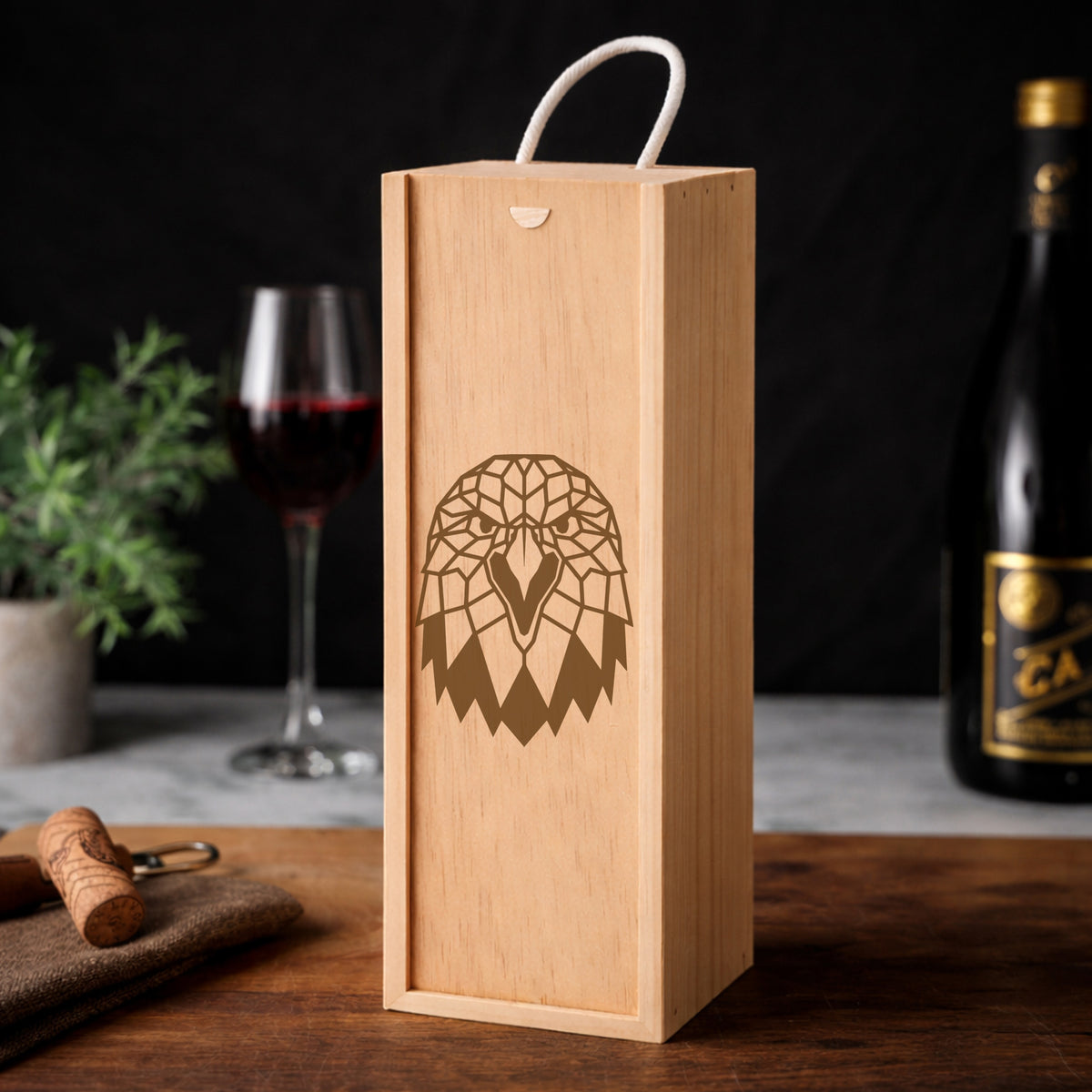 Wooden Bottle Box