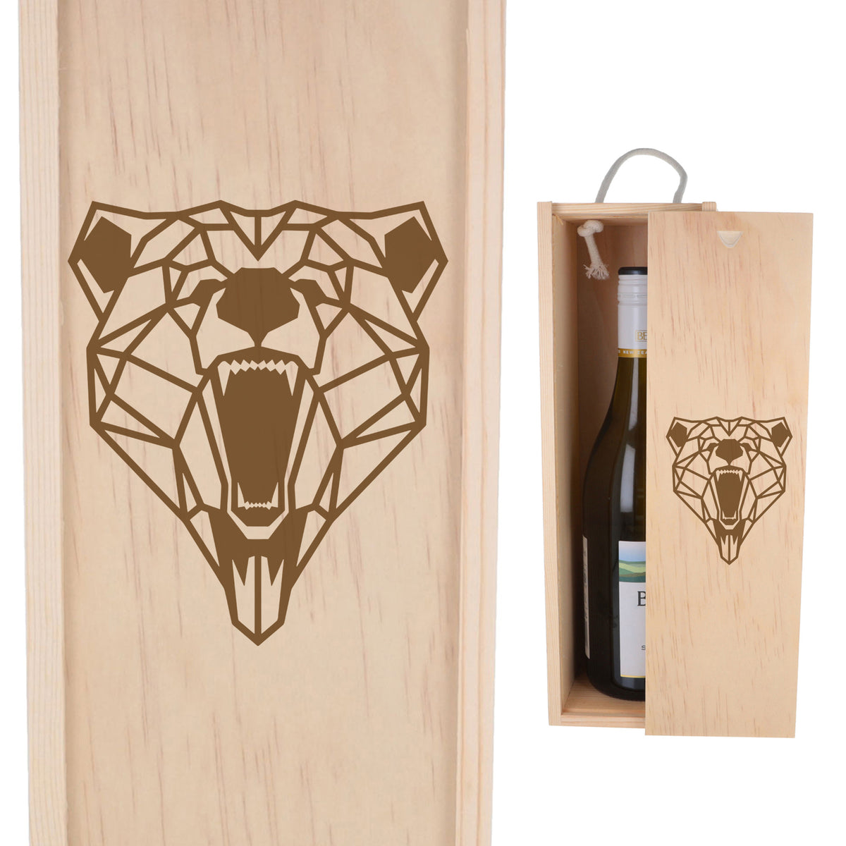Wooden Bottle Box