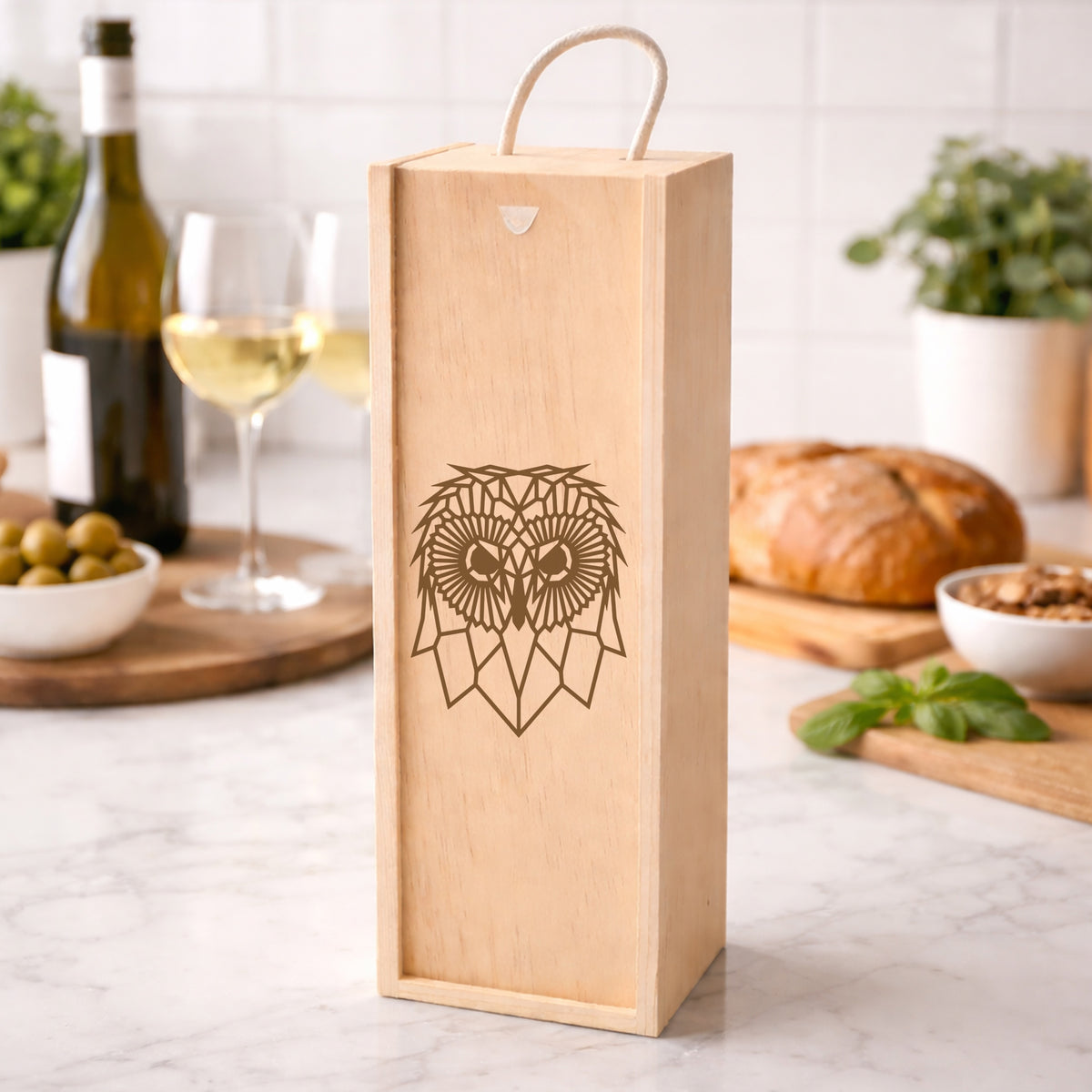 Wooden Bottle Box