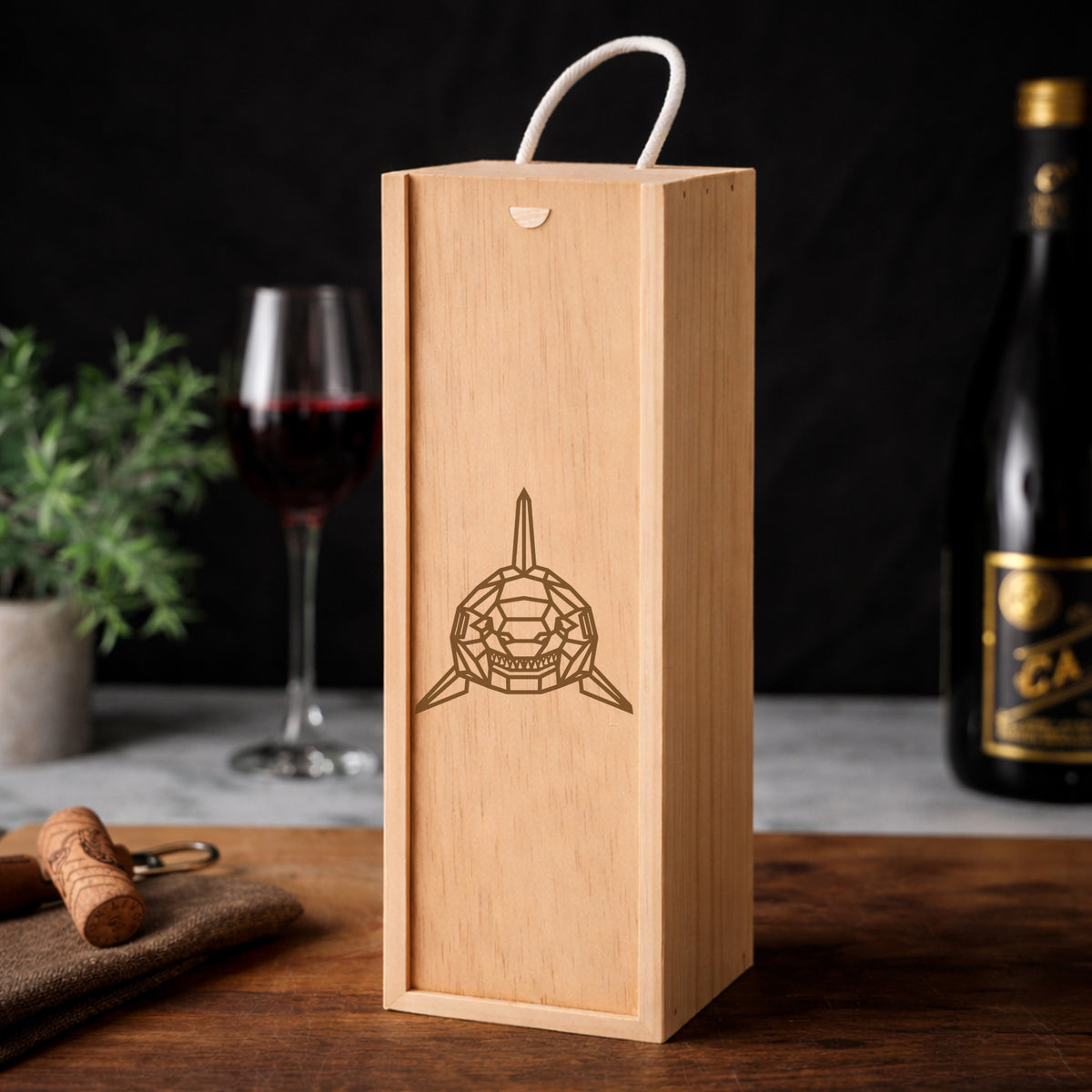 Wooden Bottle Box
