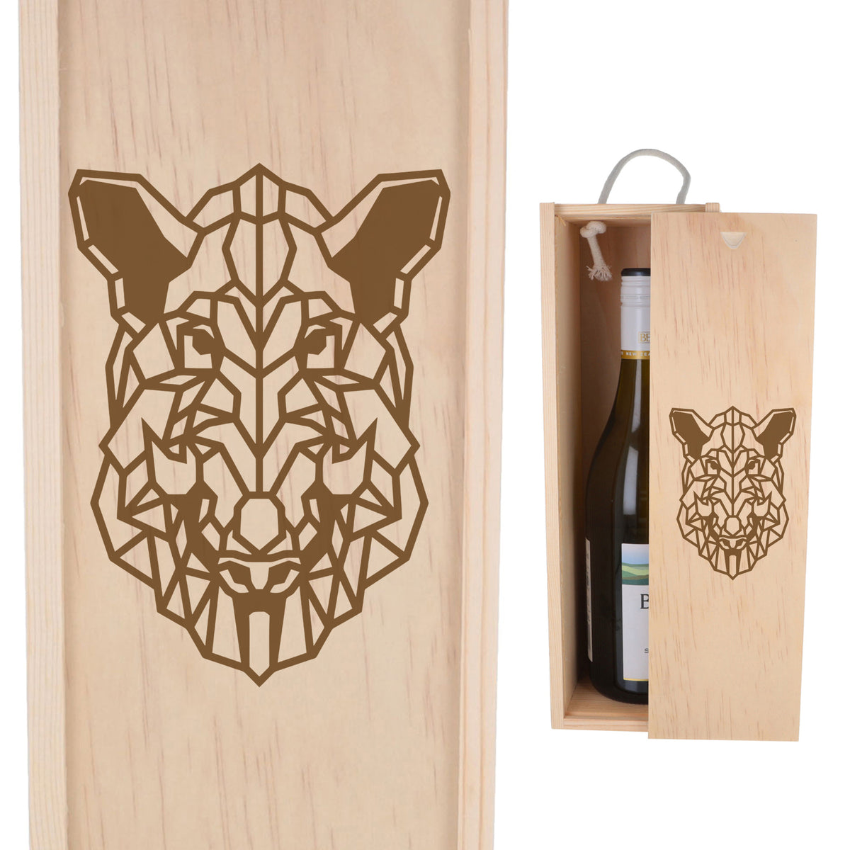 Wooden Bottle Box