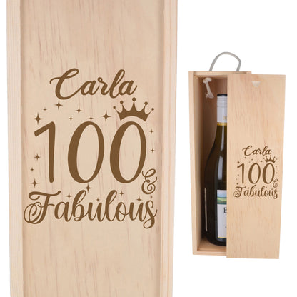 Wooden Bottle Box