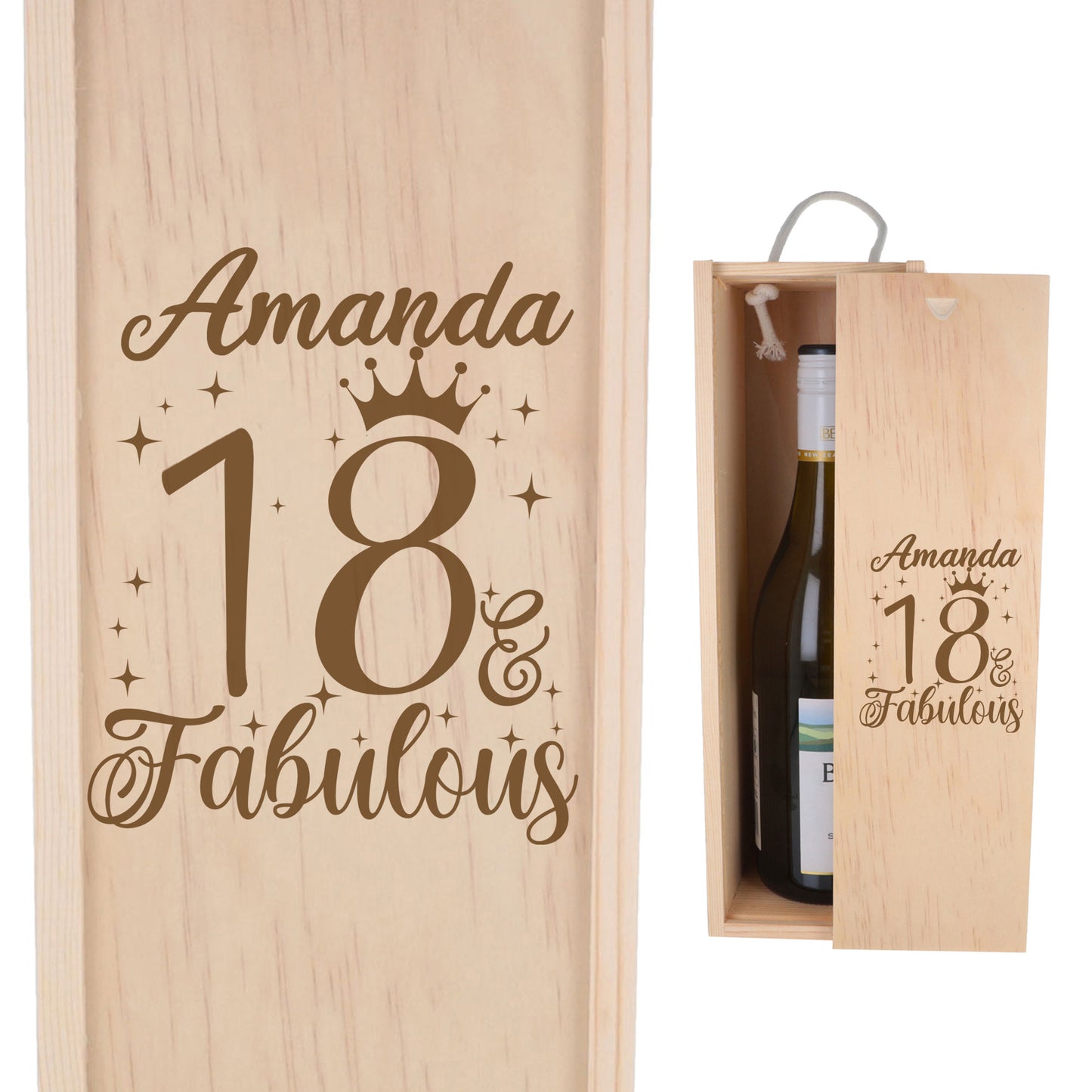 Wooden Bottle Box