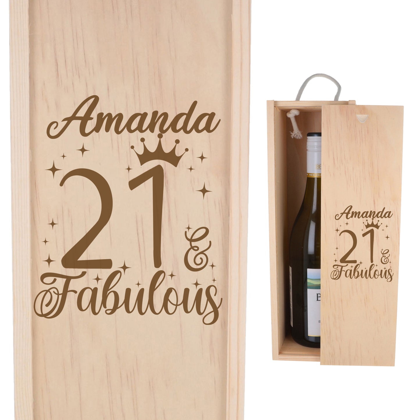 Wooden Bottle Box