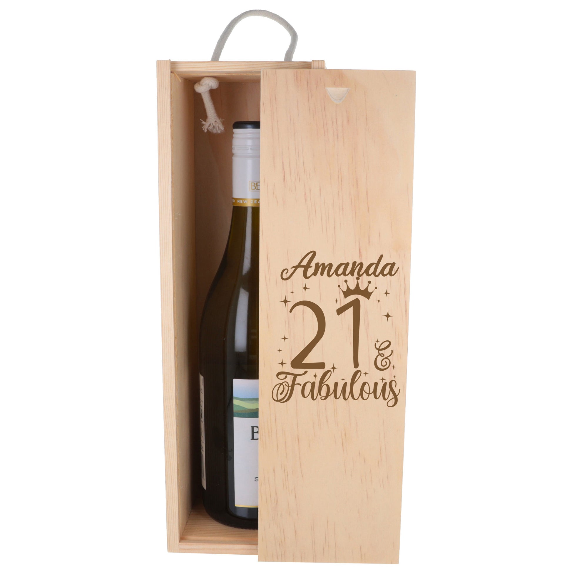 Wooden Bottle Box