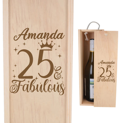 Wooden Bottle Box