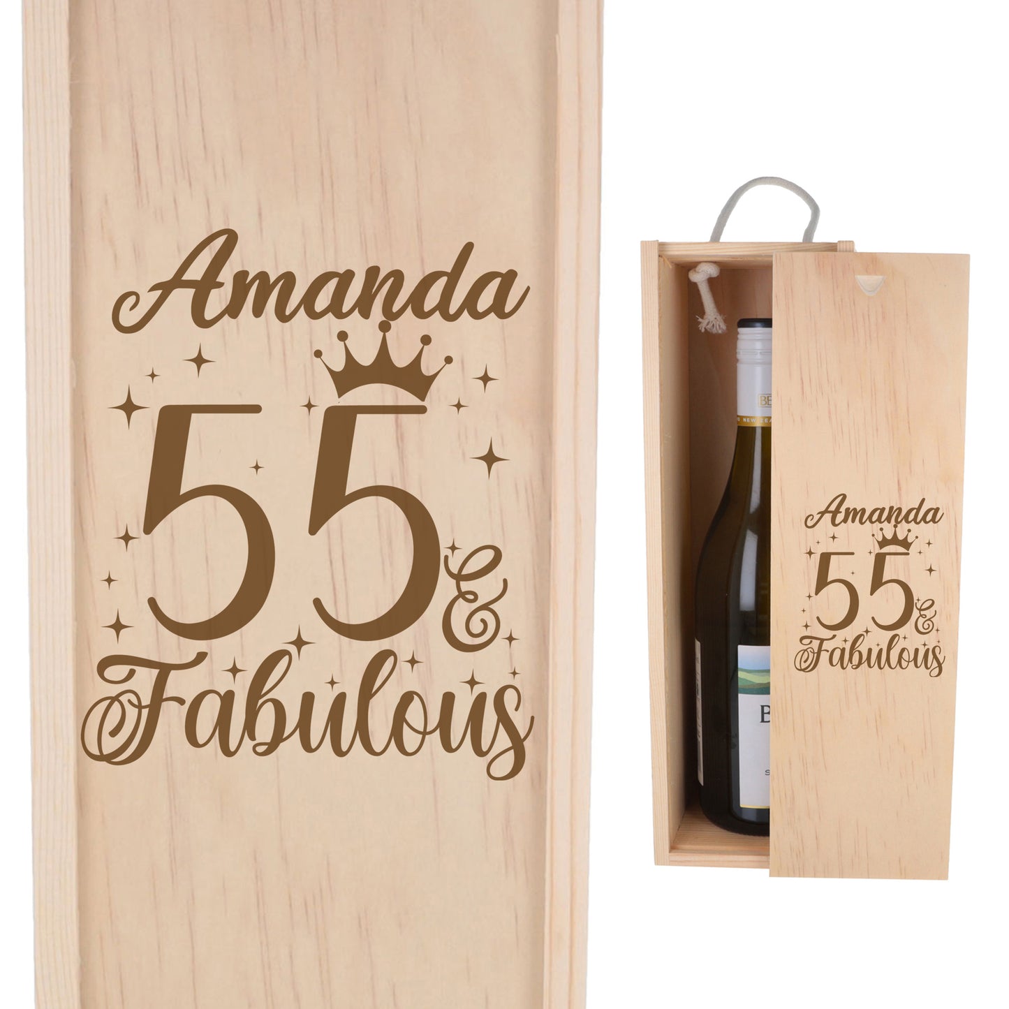 Wooden Bottle Box